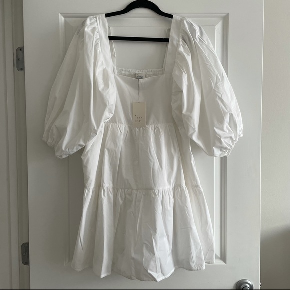 a new day puff sleeve dress - Picture 3 of 5